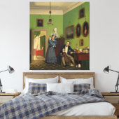 Familiebalans van Petersen door Wilhelm Ferdinand  Canvas Afdruk (Insitu (Slaapkamer))