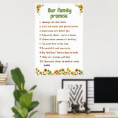 Familiebelofte Muurkunst Poster (Thuiskantoor)