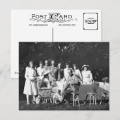 Familiebijeenkomst met tsaar Nicolas van Rusland,  Briefkaart (Voorkant / Achterkant)