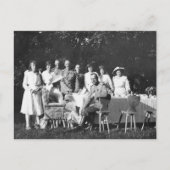 Familiebijeenkomst met tsaar Nicolas van Rusland,  Briefkaart (Voorkant)