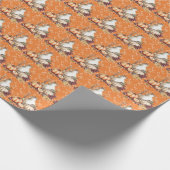 Familiebijeenkomst Thanksgiving Diner Cadeaupapier (Hoek)