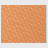 Familiebijeenkomst Thanksgiving Diner Cadeaupapier (Vlak)