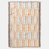 Familiebijeenkomst Thanksgiving Diner Deken (Voorkant Verticaal)