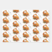 Familiebijeenkomst Thanksgiving Diner Inpakpapier Vel (Voorkant 3)