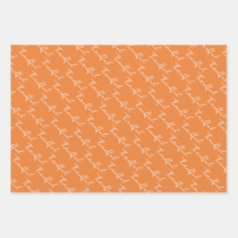 Familiebijeenkomst Thanksgiving Diner Inpakpapier Vel