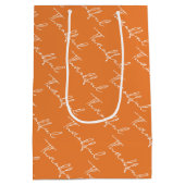 Familiebijeenkomst Thanksgiving Diner Medium Cadeauzakje (Achterkant)