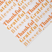 Familiebijeenkomst Thanksgiving Diner Tissuepapier (Detail)