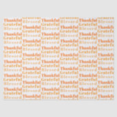 Familiebijeenkomst Thanksgiving Diner Tissuepapier (Voorkant)