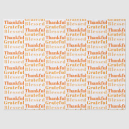 Familiebijeenkomst Thanksgiving Diner Tissuepapier