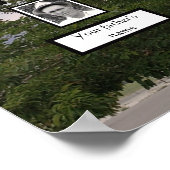 Familieboom 3 Generatie Fotonamen Summertime Poster (Hoek)