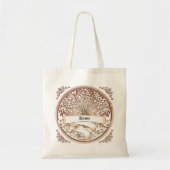 Familieboom Achternaam Tote Bag (Voorkant)