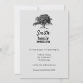 Familieboom, ankerboog, grijs aankondiging (Achterkant)