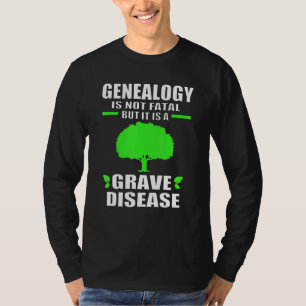 Familieboom citeert genealogist Genealogie voor vr T-shirt
