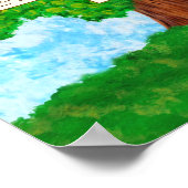 Familieboom één kind poster (Hoek)