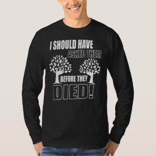 Familieboom Familie Historian Genealogist T-shirt