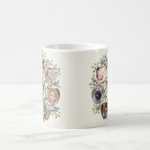 Familieboom Foto Collage 16 Afbeelding Light Beige Koffiemok (Center)