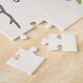 Familieboom Foto Collage 8 Afbeeldingen Naam Lt Be Legpuzzel (Zijkant)