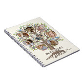 Familieboom Foto Collage 8 Afbeeldingen Naam Lt Be Notitieboek (Rechterzijde)