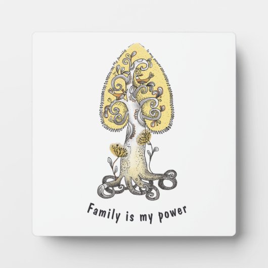 Familieboom Fotoplaat (Voorkant)