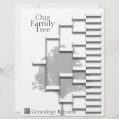 Familieboom-genealogie-stamboek QR-code (Voorkant)