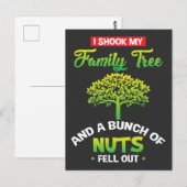 Familieboom - grappig familiegezegde briefkaart (Voorkant / Achterkant)