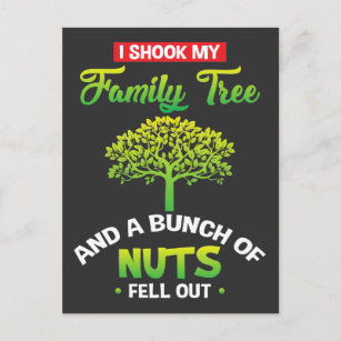 Familieboom - grappig familiegezegde briefkaart