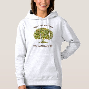 Familieboom Hoodies, t-shirt-dag-cadeau voor famil Hoodie