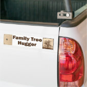 Familieboom Knuffelaar Bumpersticker (Op Truck)