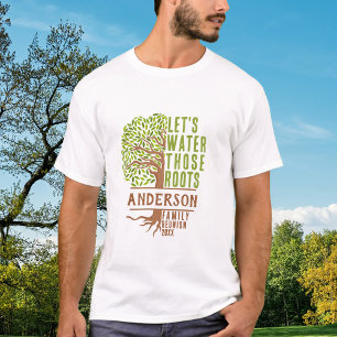 Familieboom met wortels Familie Reünie T-shirt