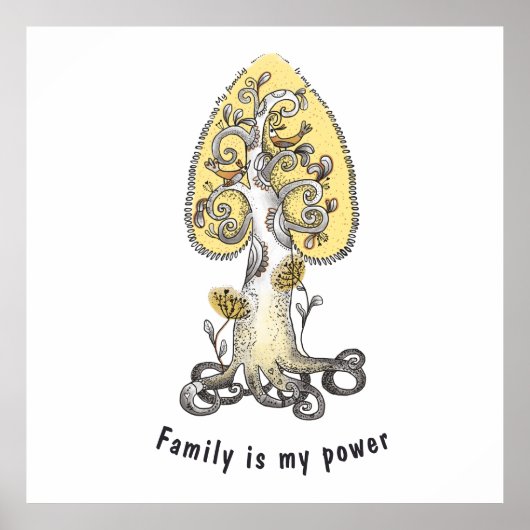 Familieboom Poster (Voorkant)