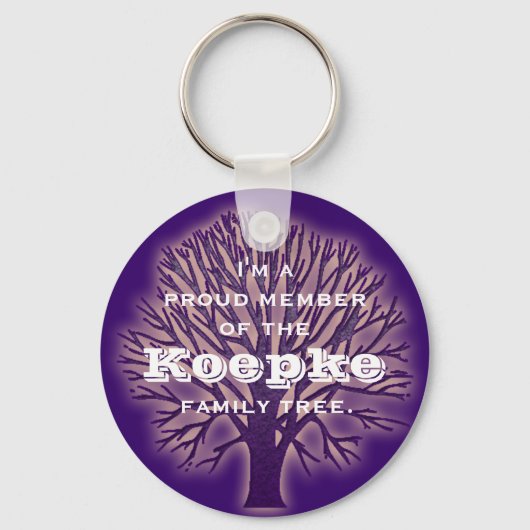 Familieboom "Proud Member"-Sleutelhanger Sleutelhanger (Voorkant)