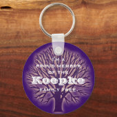 Familieboom "Proud Member"-Sleutelhanger Sleutelhanger (Voorkant)