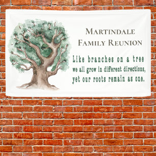 Familieboom Reünie Banner