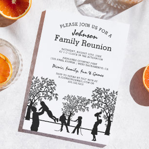Familieboom Reünie Feest Kaart