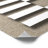 Familieboom Rustic Linen Kijk uit Poster (Hoek)