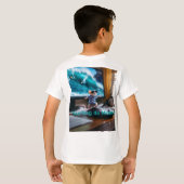 Familieboom & Surfmuis Kinder T-shirts (Achterkant volledig)