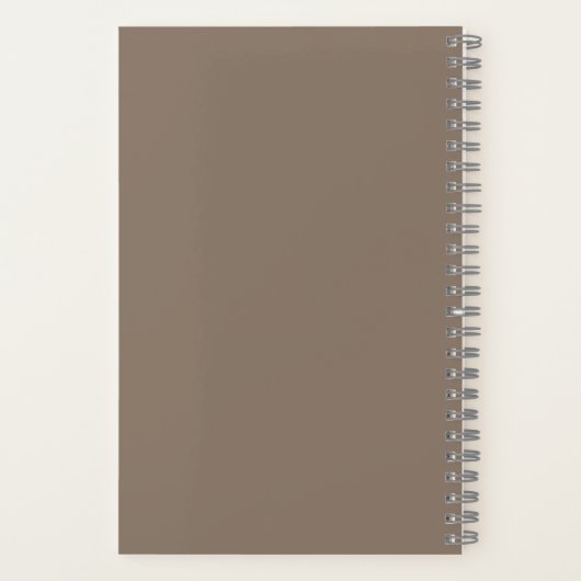 Familieboom Traditioneel Recipe Spiral Notitieboek (Achterkant)