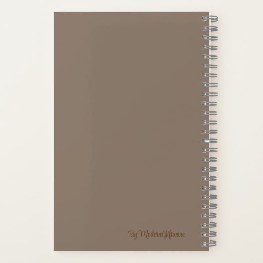 Familieboom Traditioneel Recipe Spiral Notitieboek (Achterkant)