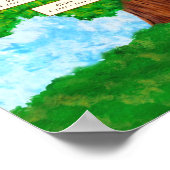 Familieboom twee kinderen poster (Hoek)