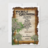 Familieboom-uitnodiging Kaart (Voorkant)