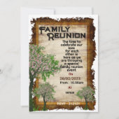 Familieboom-uitnodiging Kaart (Voorkant)