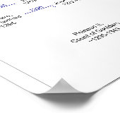 Familieboom van de Engelse monarchen 1066 tot 1377 Poster (Hoek)