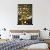 Familieboom van de familie Cornaro Canvas Afdruk (Insitu (Slaapkamer))