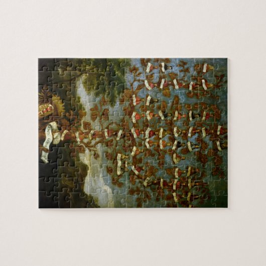 Familieboom van de familie Cornaro Legpuzzel (Horizontaal)