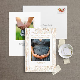 Familieboom Zwangere aankondiging Fotokaart