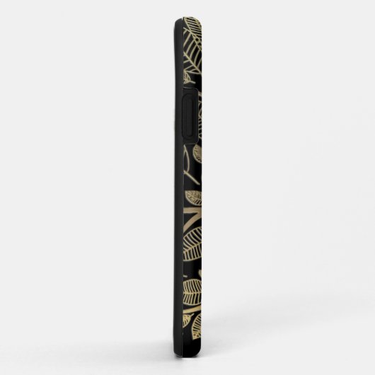 Familieboom zwarte goudnaam Jaar Oost Case-Mate iPhone Case (Achterkant/rechts)