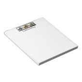 Familieboomnaam, aanpasbaar klein onderzoek notitieblok (Schuin)