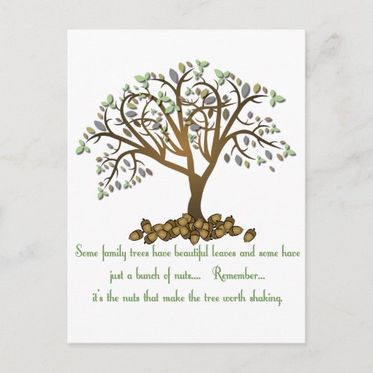 Familieboomnoten Briefkaart (Voorkant)