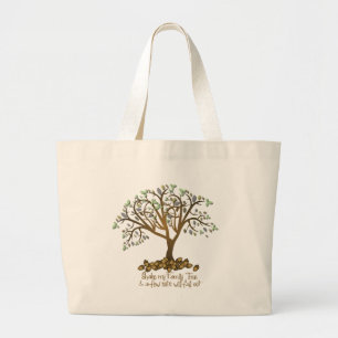 Familieboomnoten Grote Tote Bag