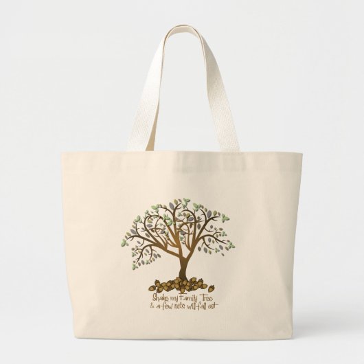 Familieboomnoten Grote Tote Bag (Voorkant)